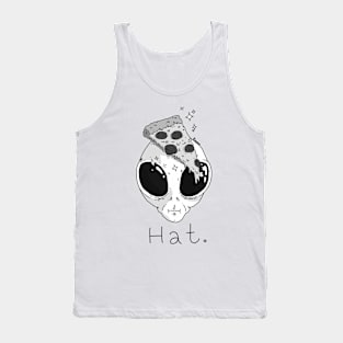 Alien Pizza Hat Tank Top